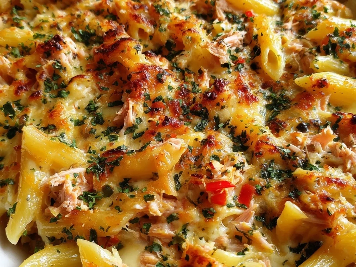 Würzig-aromatischer Thunfisch-Nudelauflauf - Bild 1