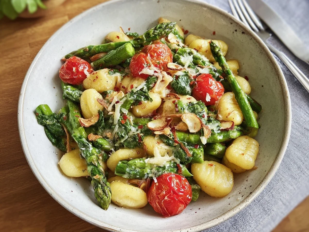 Würziges Gnocchi mit grünem Spargel - Bild 2