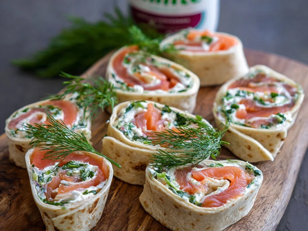 15-Minuten Lachs-Frischkäse-Röllchen: Schnell & Lecker - Beitragsbild