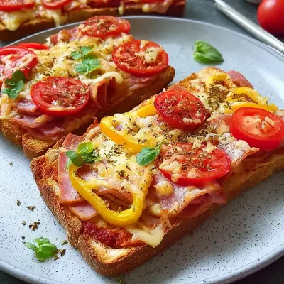 Airfryer Pizza-Toast: Schnell & knusprig in Minuten