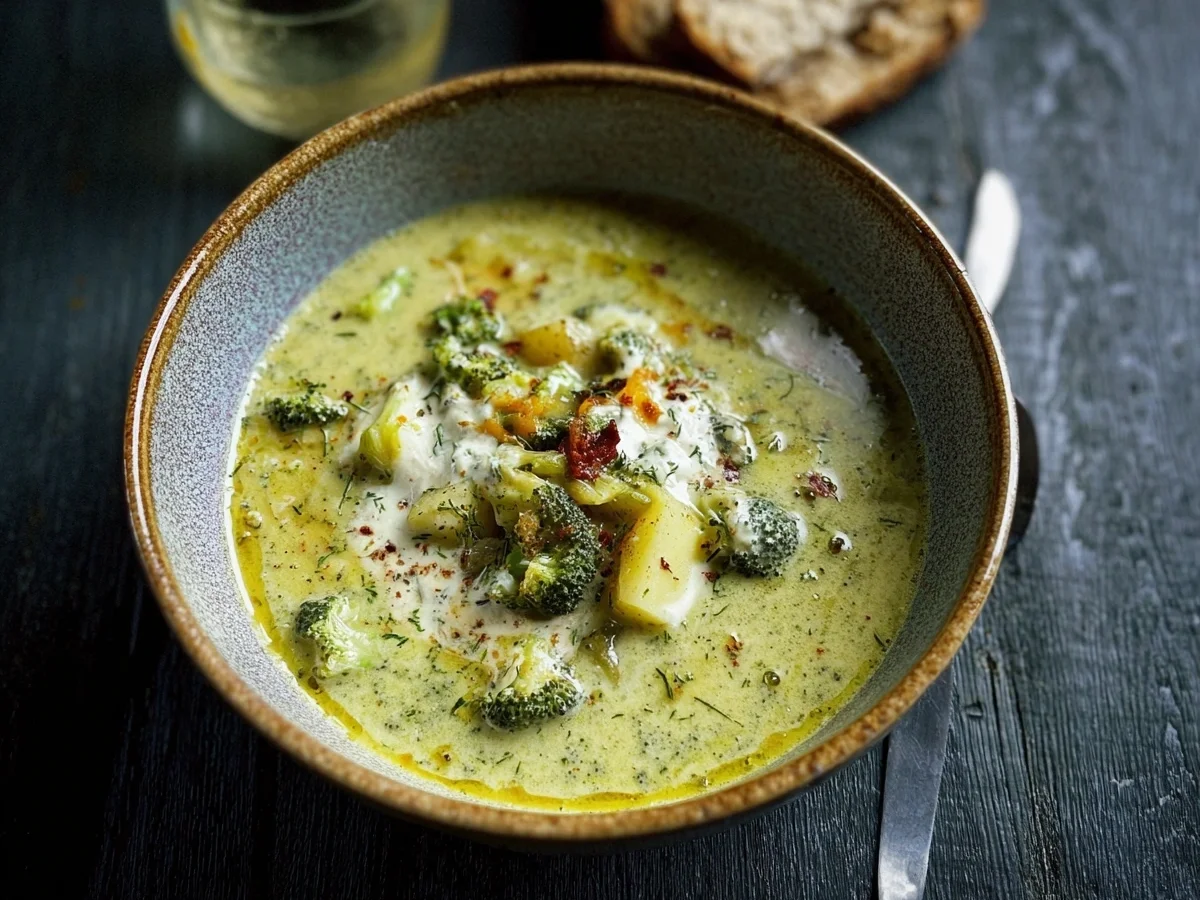 Brokkoli-Kartoffelsuppe: Schnell & Einfach Rezept - Beitragsbild