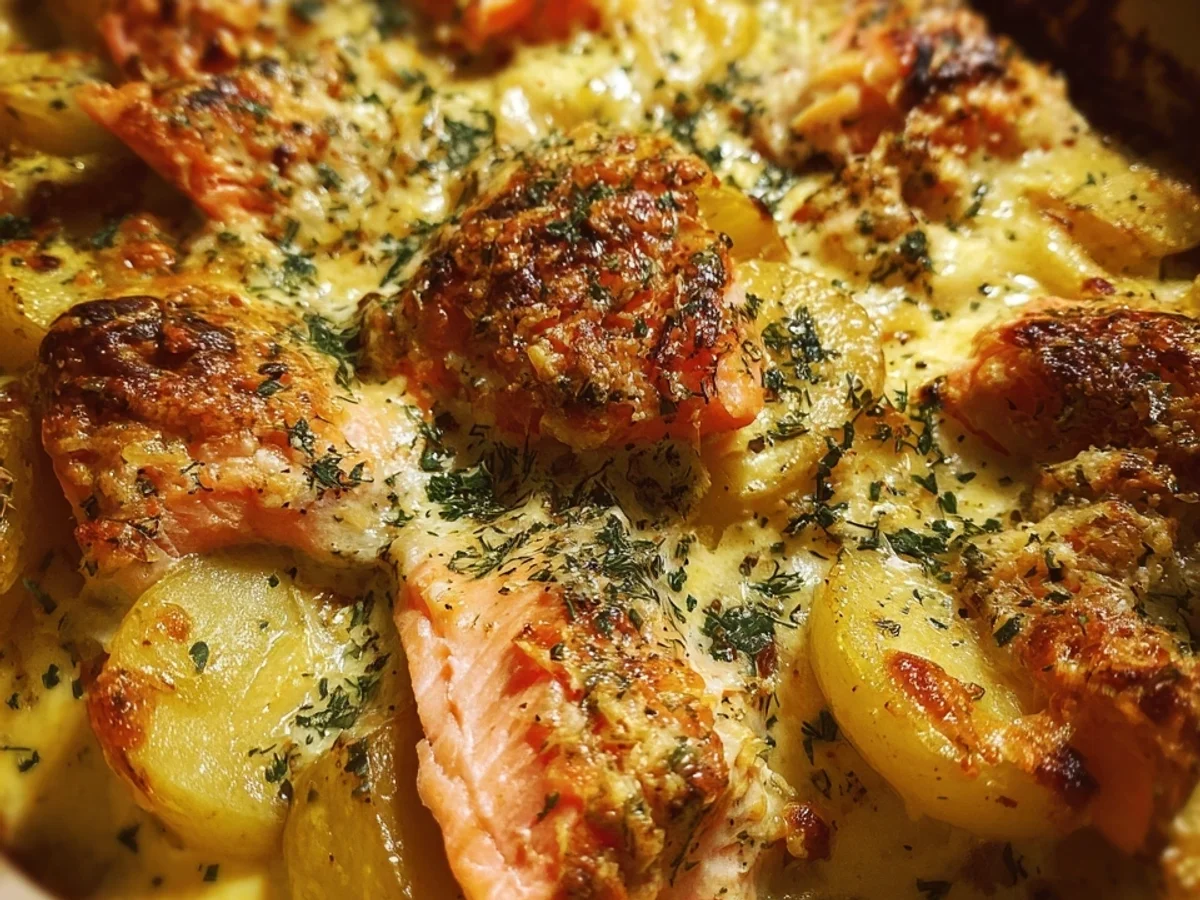 Cremiger Kartoffel-Lachs-Gratin: Rauchiges Aroma - Beitragsbild