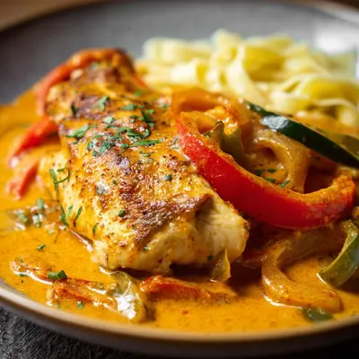 Cremiges Paprika-Sahne-Hähnchen: Einfach & ohne Fix