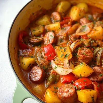 Currywurst Eintopf: Einfaches & schnelles Rezept