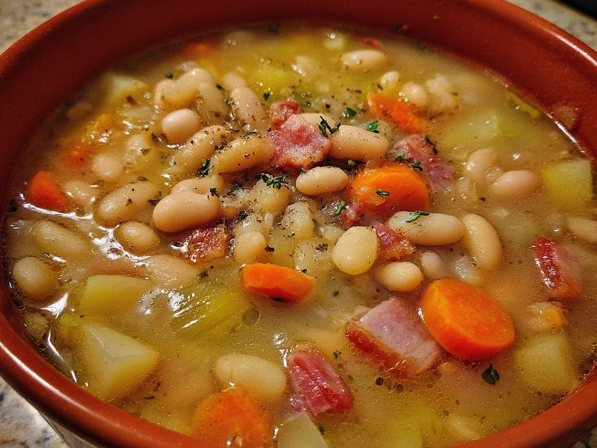 Deftige Weiße Bohnensuppe Herzhafter Eintopf - Beitragsbild