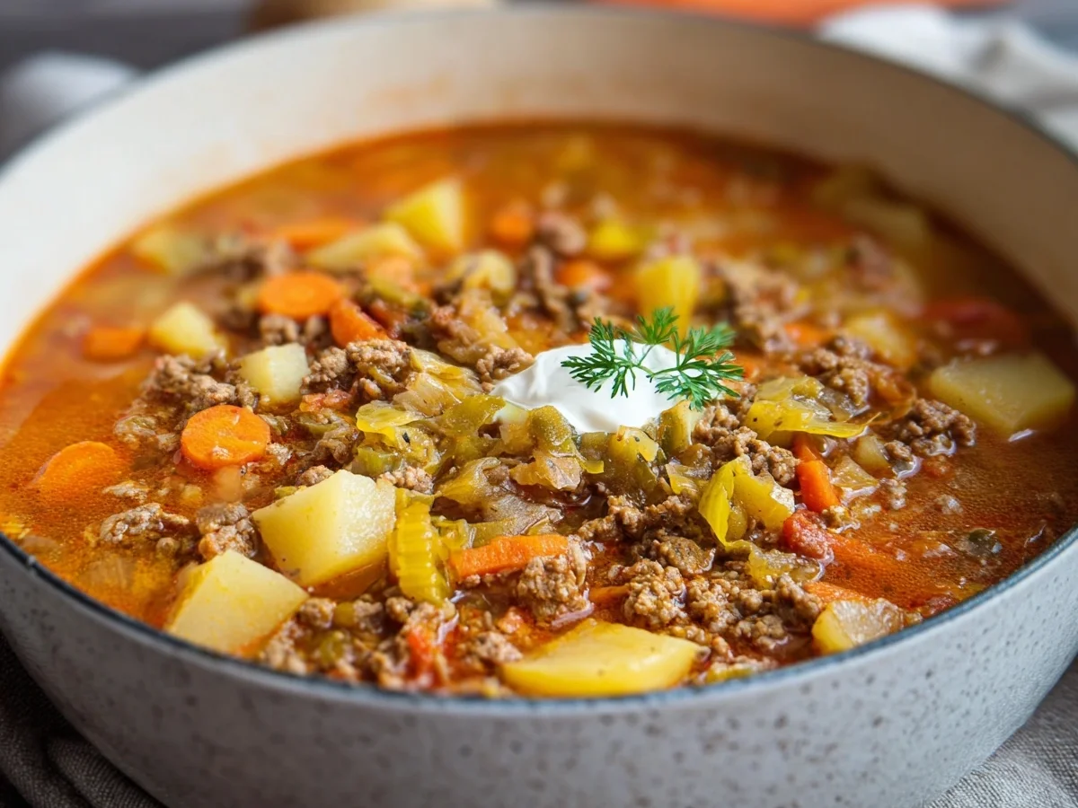 Deutscher Schlemmertopf mit Rind & Lamm Hackfleisch - Beitragsbild