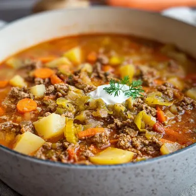 Deutscher Schlemmertopf mit Rind & Lamm Hackfleisch