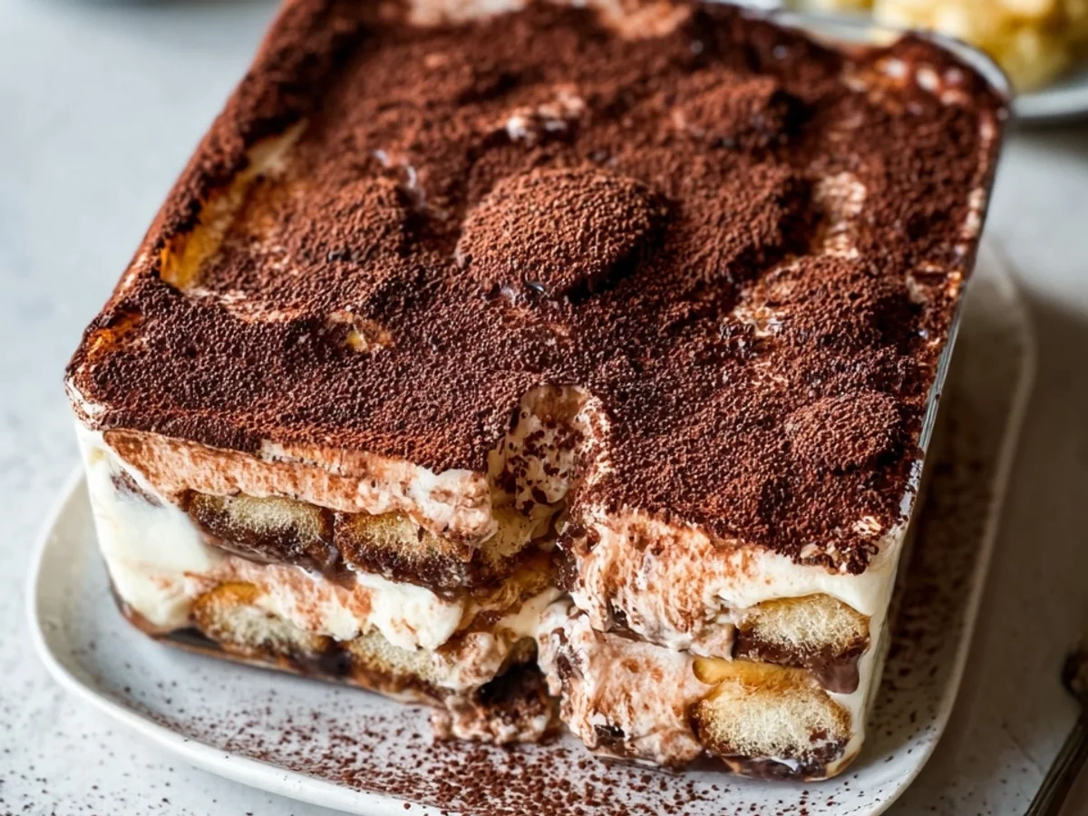 Doppel-Schoko-Tiramisu: Cremiges Dessert für Schokofans - Beitragsbild