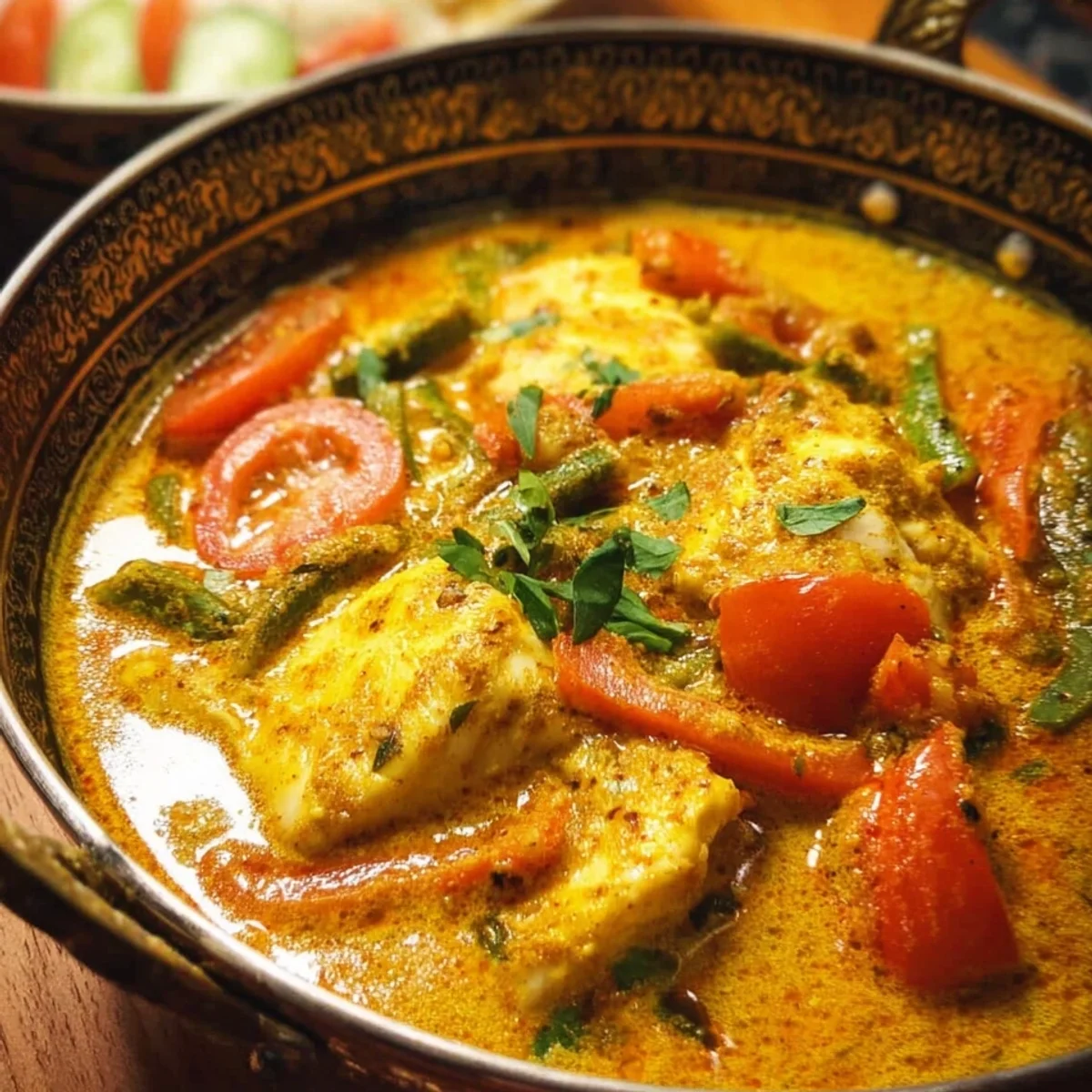 Einfaches Fischcurry mit Kokosmilch: Schnell & Cremig