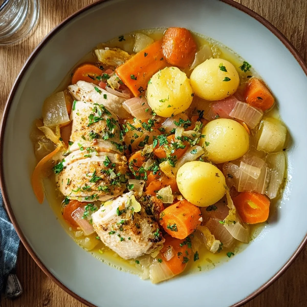 Einfaches Wurzelfleisch vom Huhn Rezept