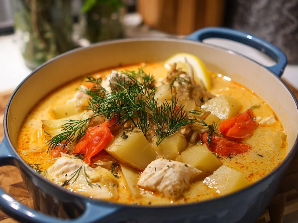 Fischsuppe einfach: Schnell & aromatisch zubereitet - Beitragsbild