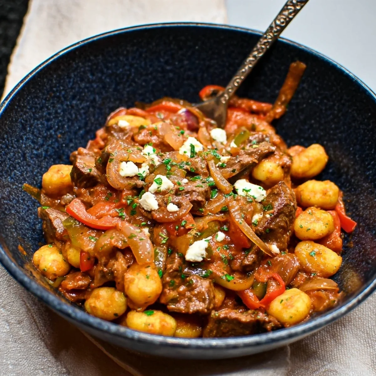 Gnocchi Lammgyros Topf: Schnelles Familienessen