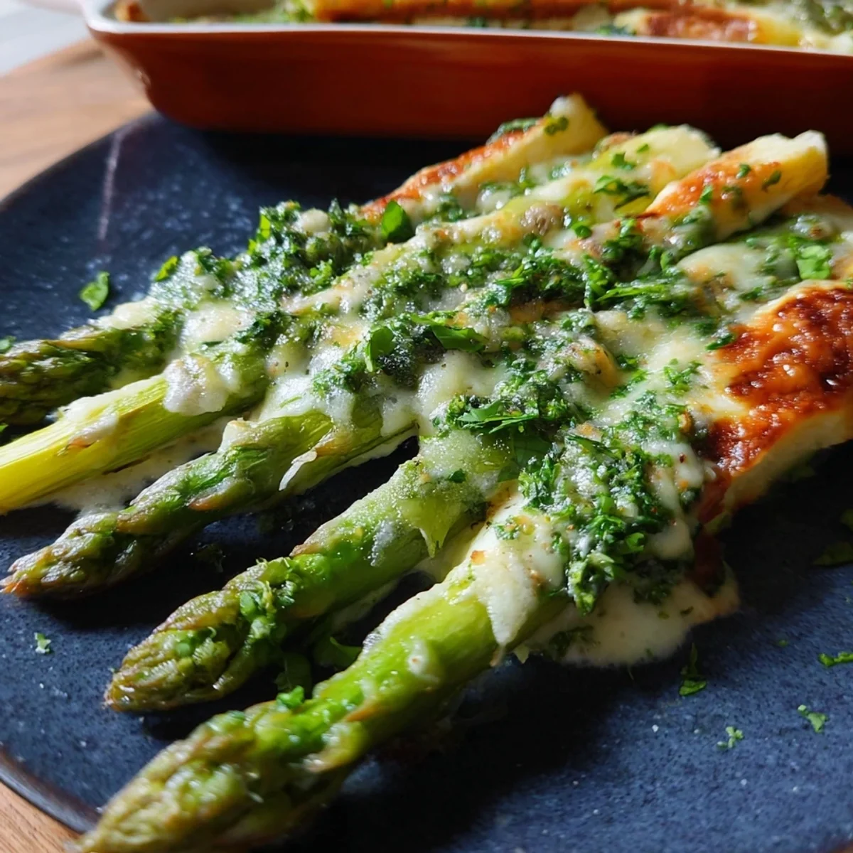 Grüner Spargel mit Parmesan-Kruste: Sommerliche Beilage