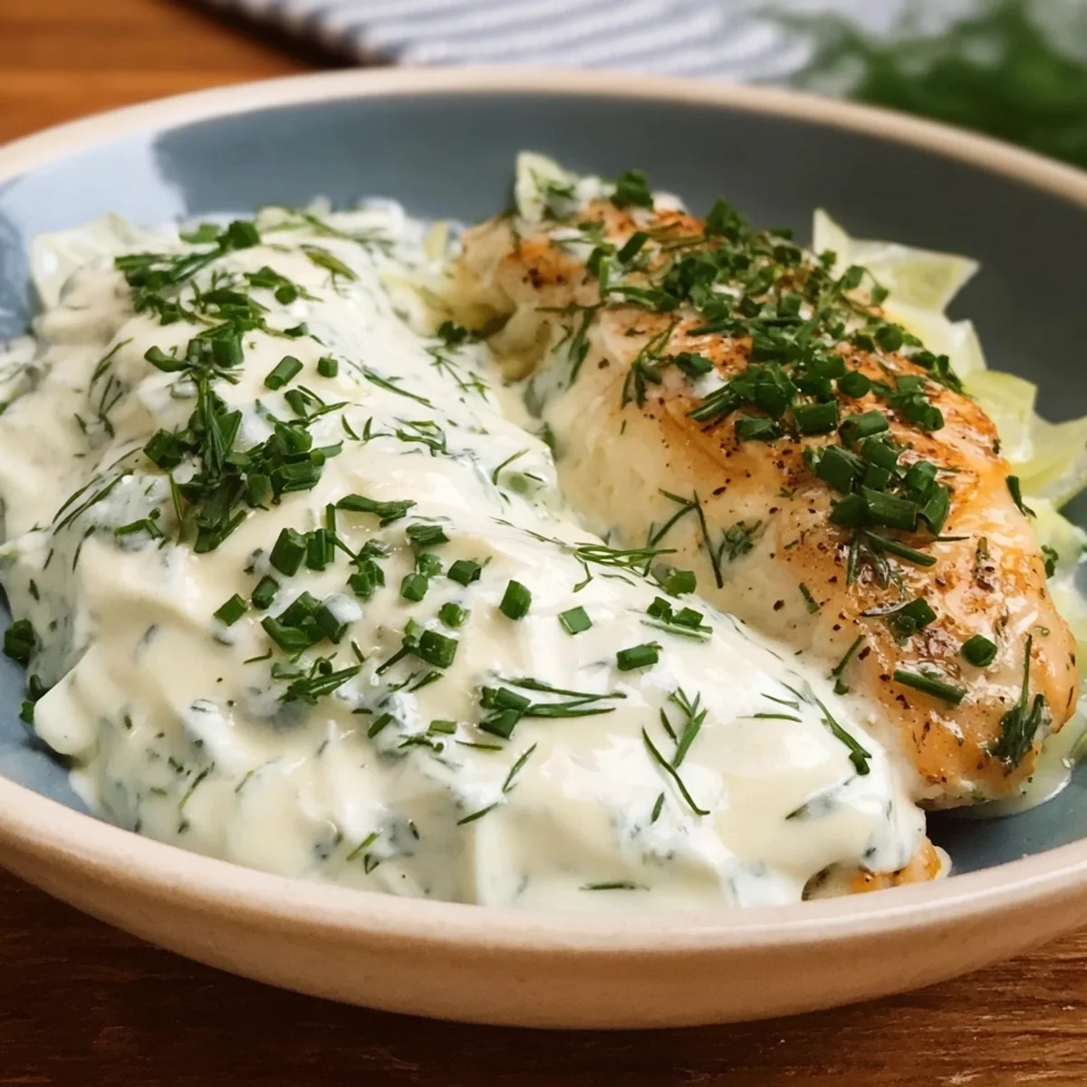 Helle Kräutersauce: Einfaches Rezept für Fisch & mehr