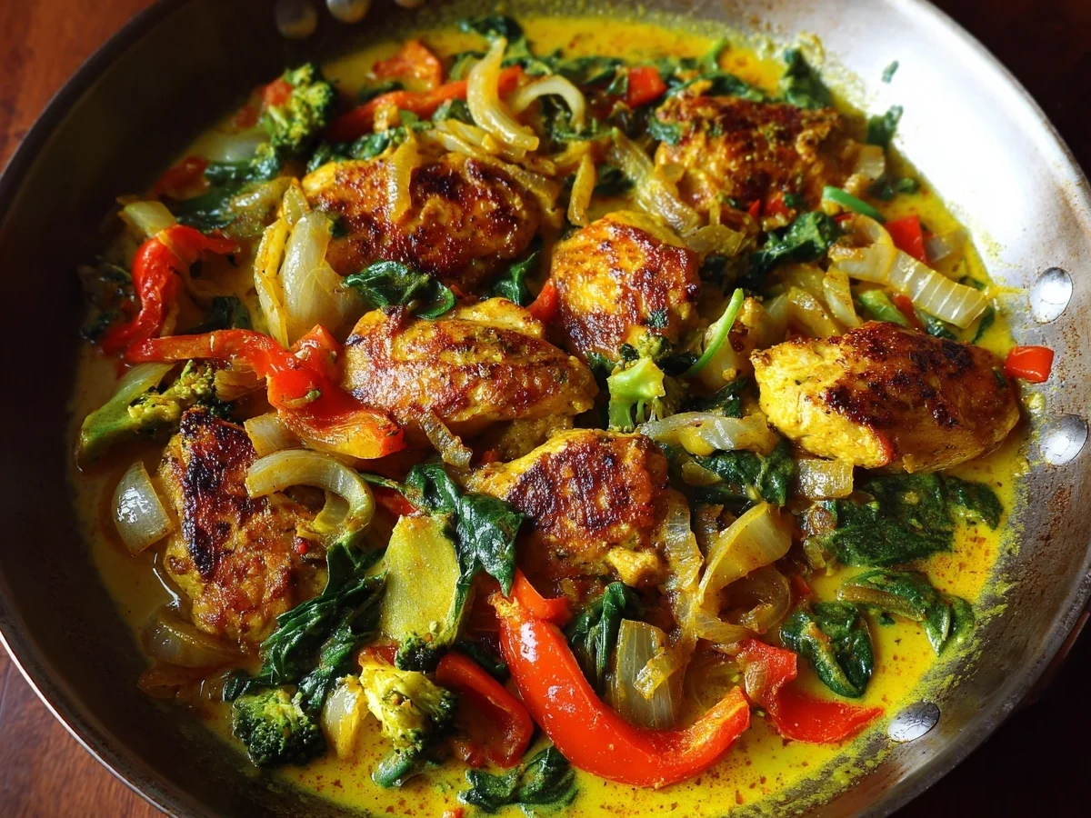 Hähnchen Curry Low Carb: Gesund & Schnell Zubereitet - Beitragsbild