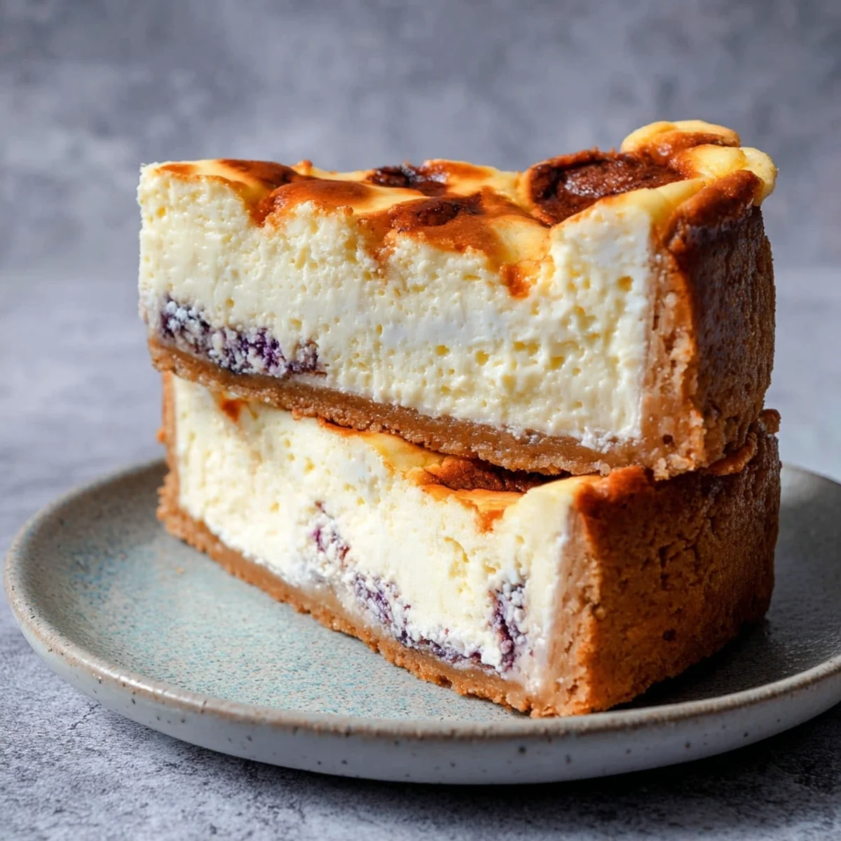 High Protein Käsekuchen ohne Zucker