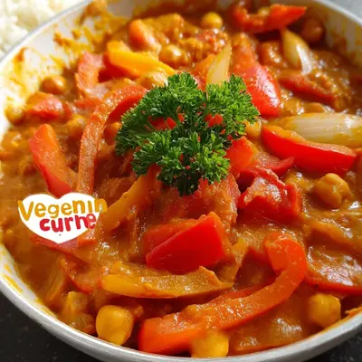 Indisches Paprika Curry: Vegan, einfach & aromatisch