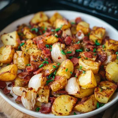 Knusprige Bratkartoffeln aus der Heißluftfritteuse