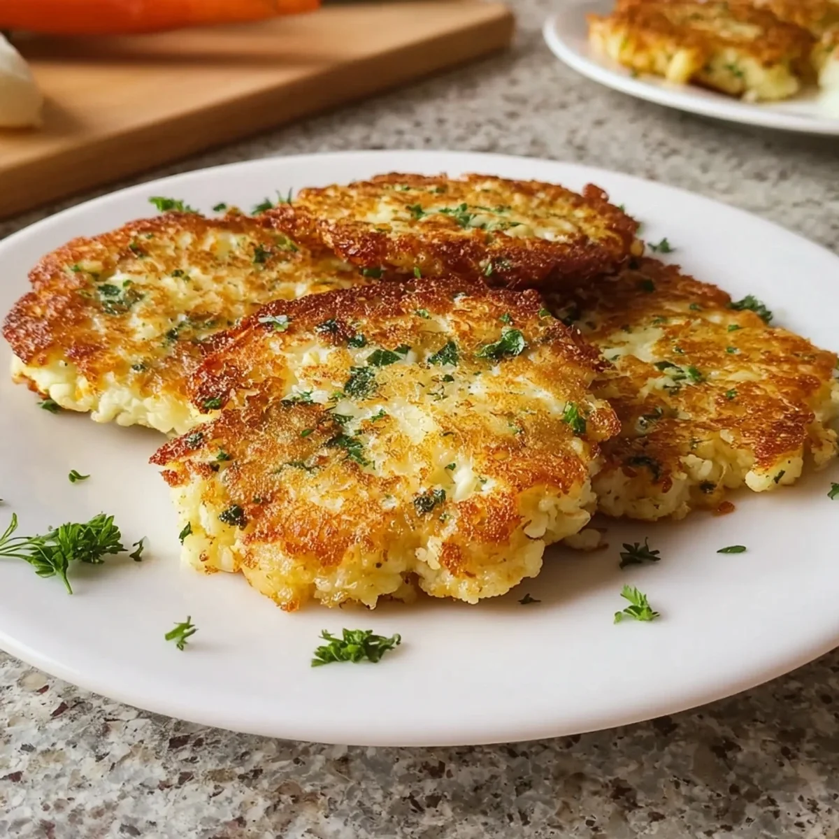 Käse-Blumenkohlbratlinge: Schnell & lecker zubereitet