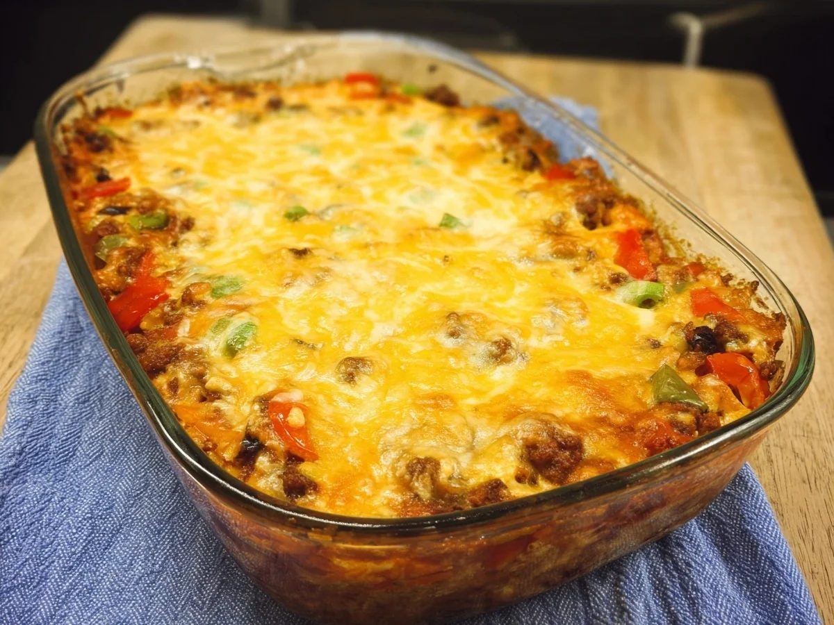 Low Carb Tex Mex Auflauf: Herzhaft & einfach zubereitet - Beitragsbild