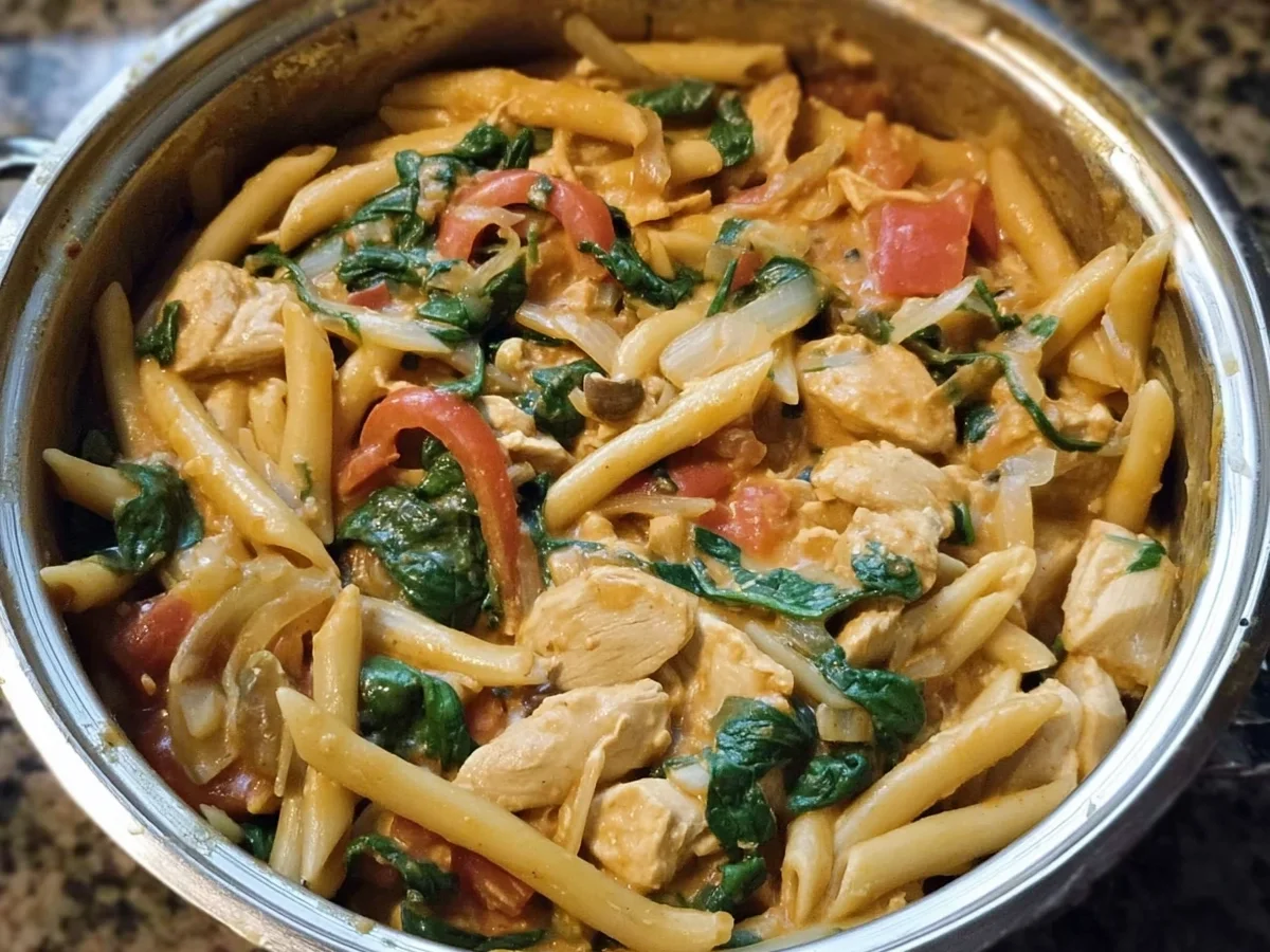 One Pot Pasta mit Huhn: Schnell & Lecker zubereitet - Beitragsbild
