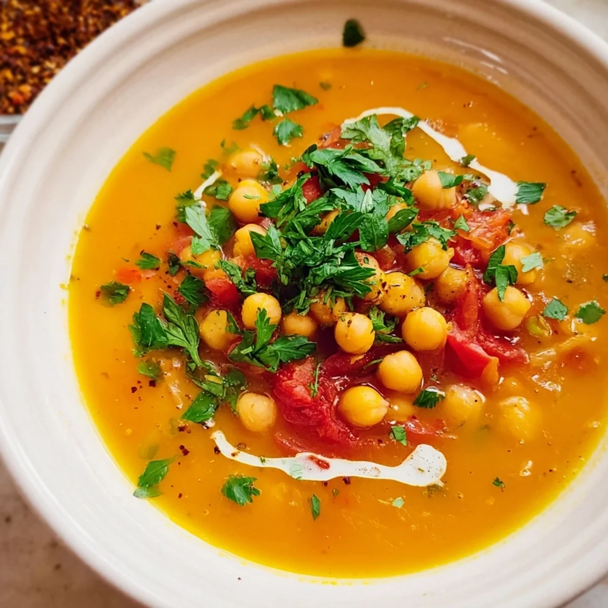 Orientalische Kichererbsensuppe: Einfach & Aromatisch