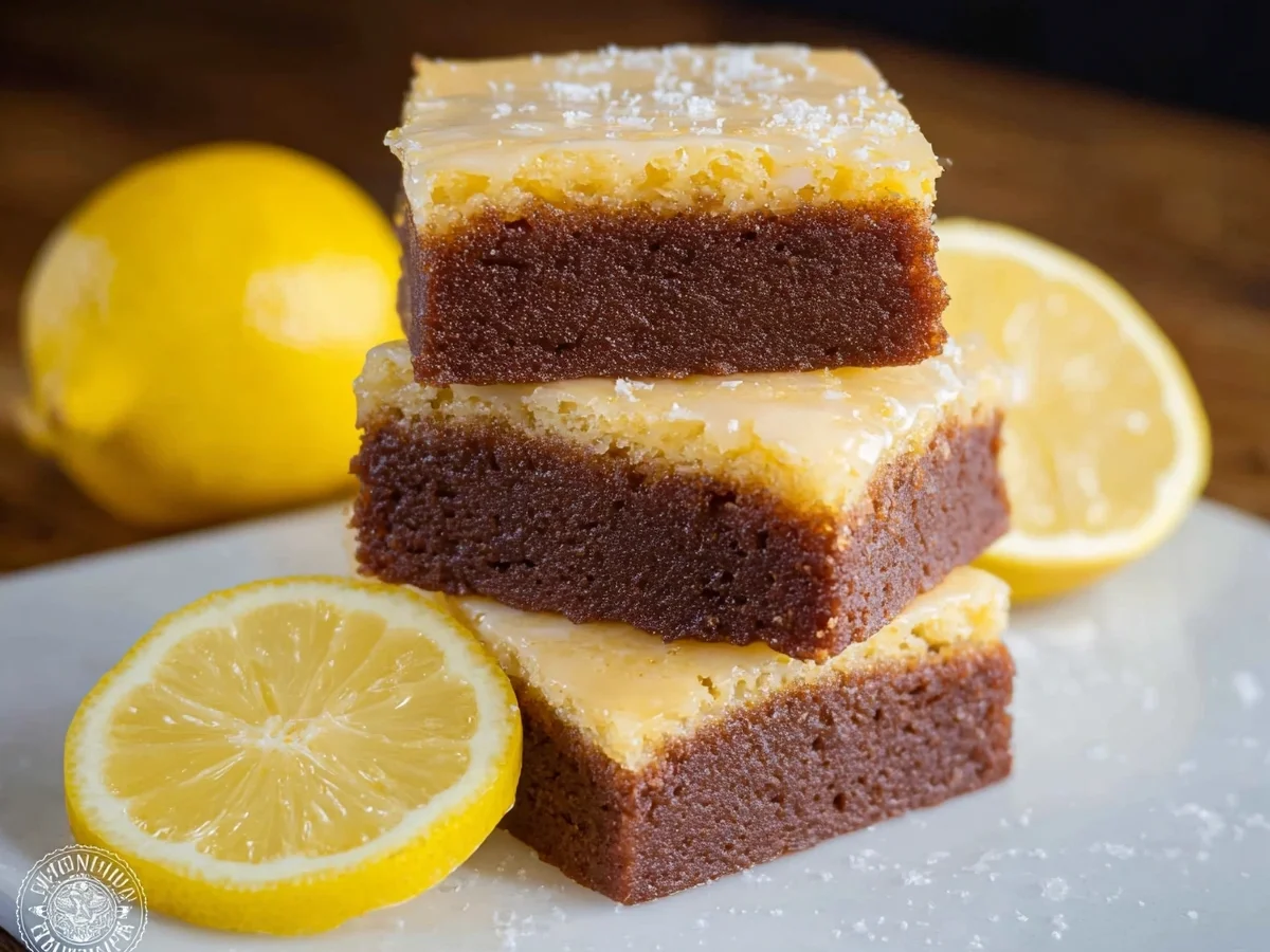 Saftige Zitronen-Brownies: Einfach selber backen - Beitragsbild