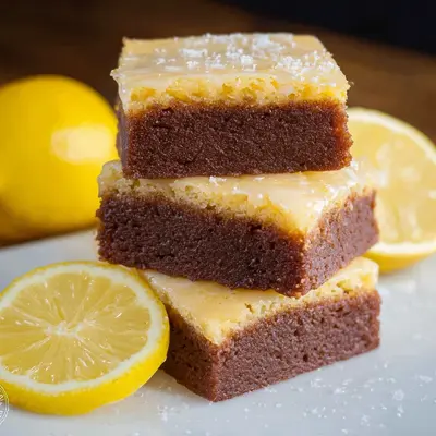 Saftige Zitronen-Brownies: Einfach selber backen