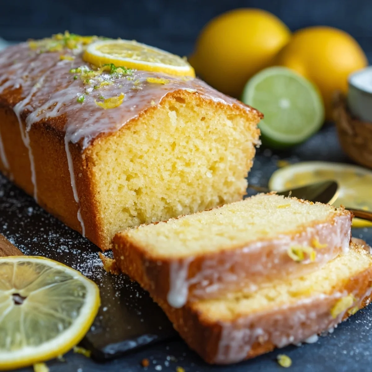 Saftiger Zitronenkuchen mit Öl & Mineralwasser Rezept