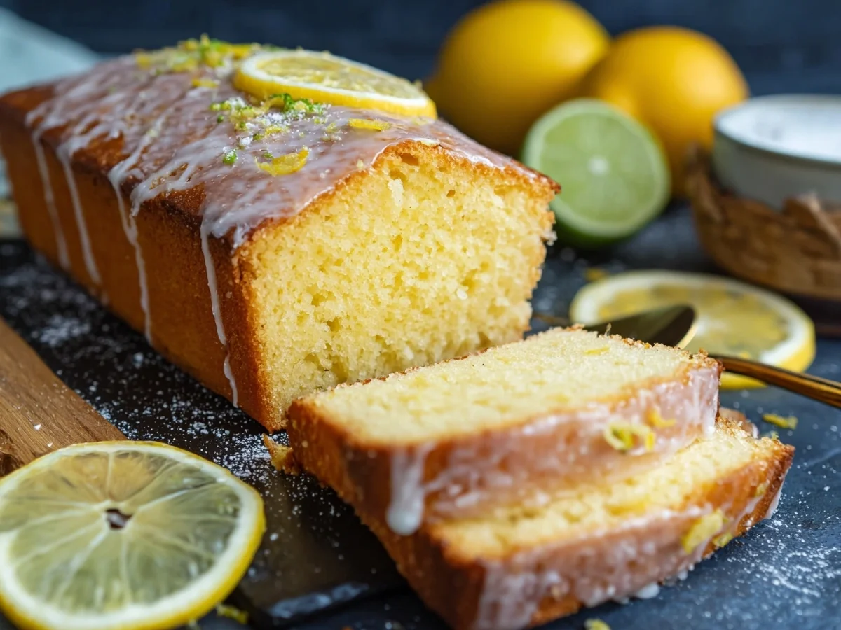 Saftiger Zitronenkuchen mit Öl & Mineralwasser Rezept - Beitragsbild