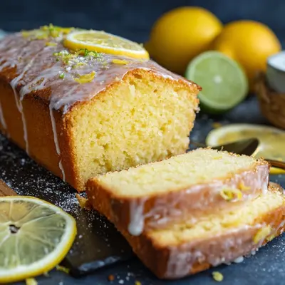 Saftiger Zitronenkuchen mit Öl & Mineralwasser Rezept