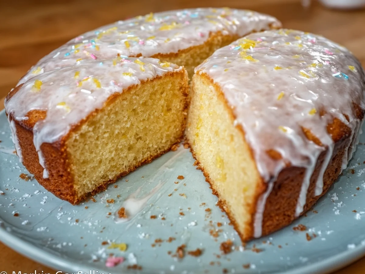Saftiger Zitronenkuchen nach Omas Rezept - Beitragsbild