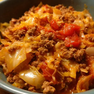 Scharfe Spitzkohl-Hackpfanne: Schnelles Low Carb Gericht