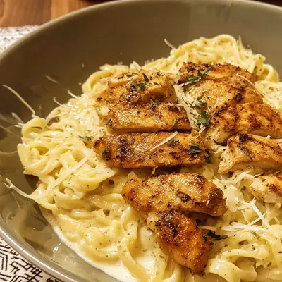 Schnelle Chicken Alfredo Pasta: Cremig in 20 Minuten