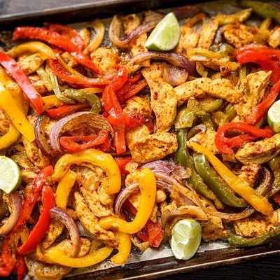 Schnelle Chicken Fajitas vom Blech: Einfaches Ofenrezept