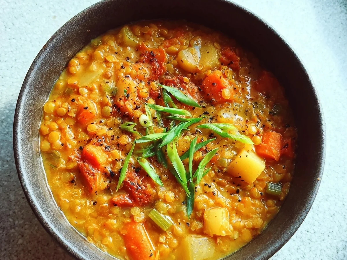 Schnelle Linsensuppe mit Möhren: Einfaches Hauptgericht - Beitragsbild