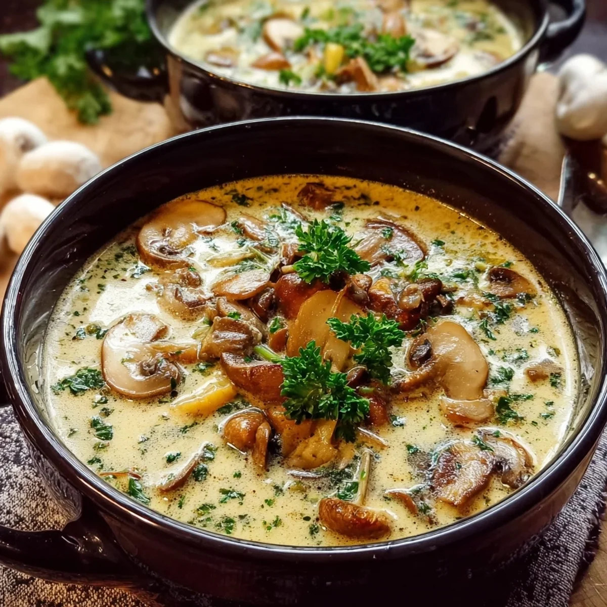 Schnelle Pilzsuppe: Einfach selbstgemacht