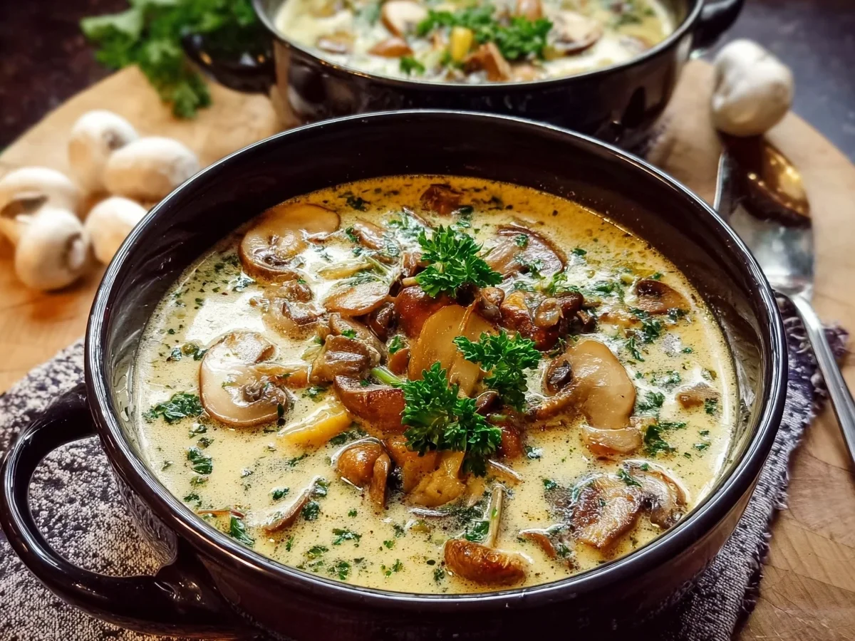 Schnelle Pilzsuppe: Einfach selbstgemacht - Beitragsbild