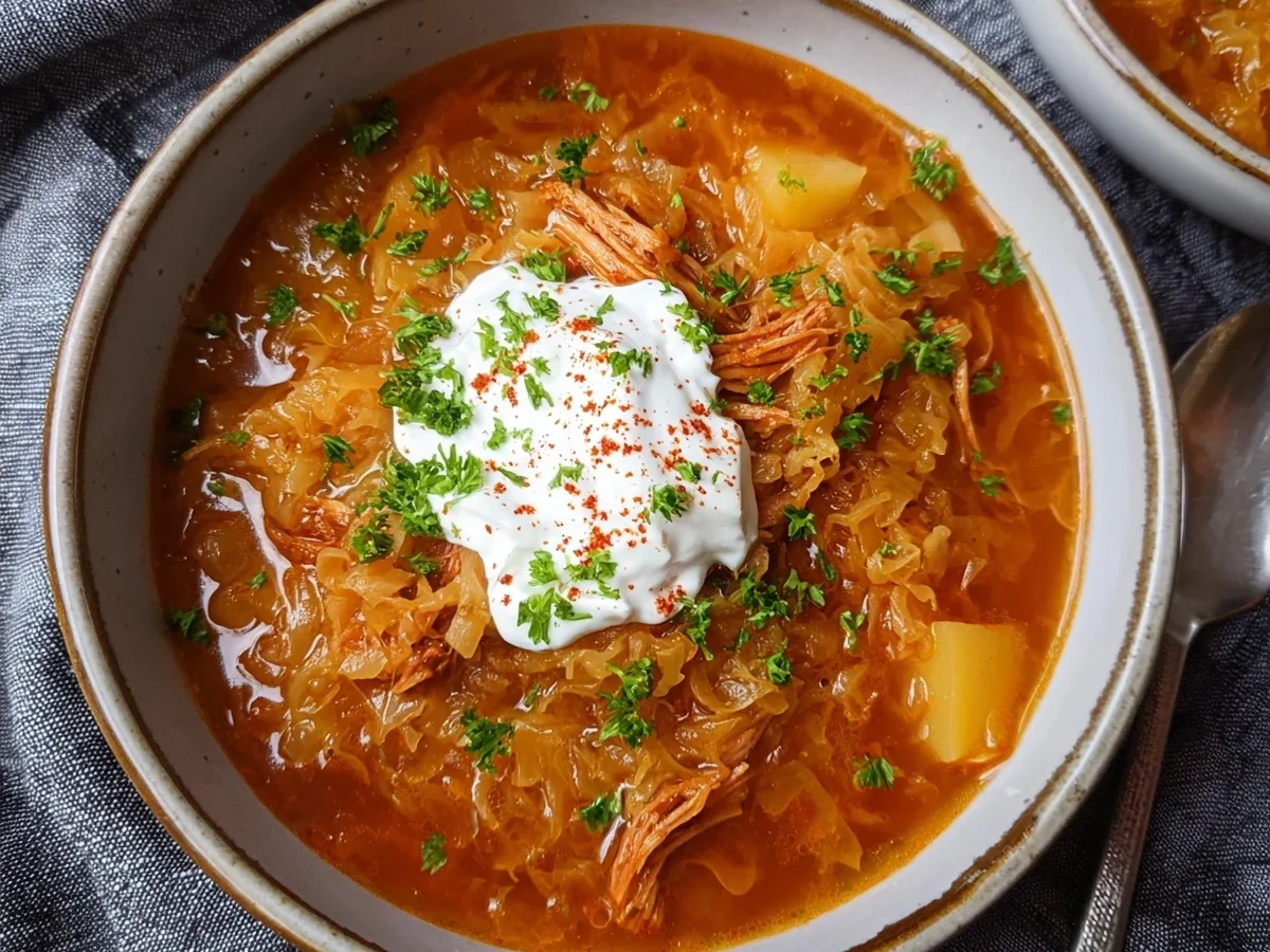 Schnelle Sauerkrautsuppe: Einfach & lecker zubereitet - Beitragsbild