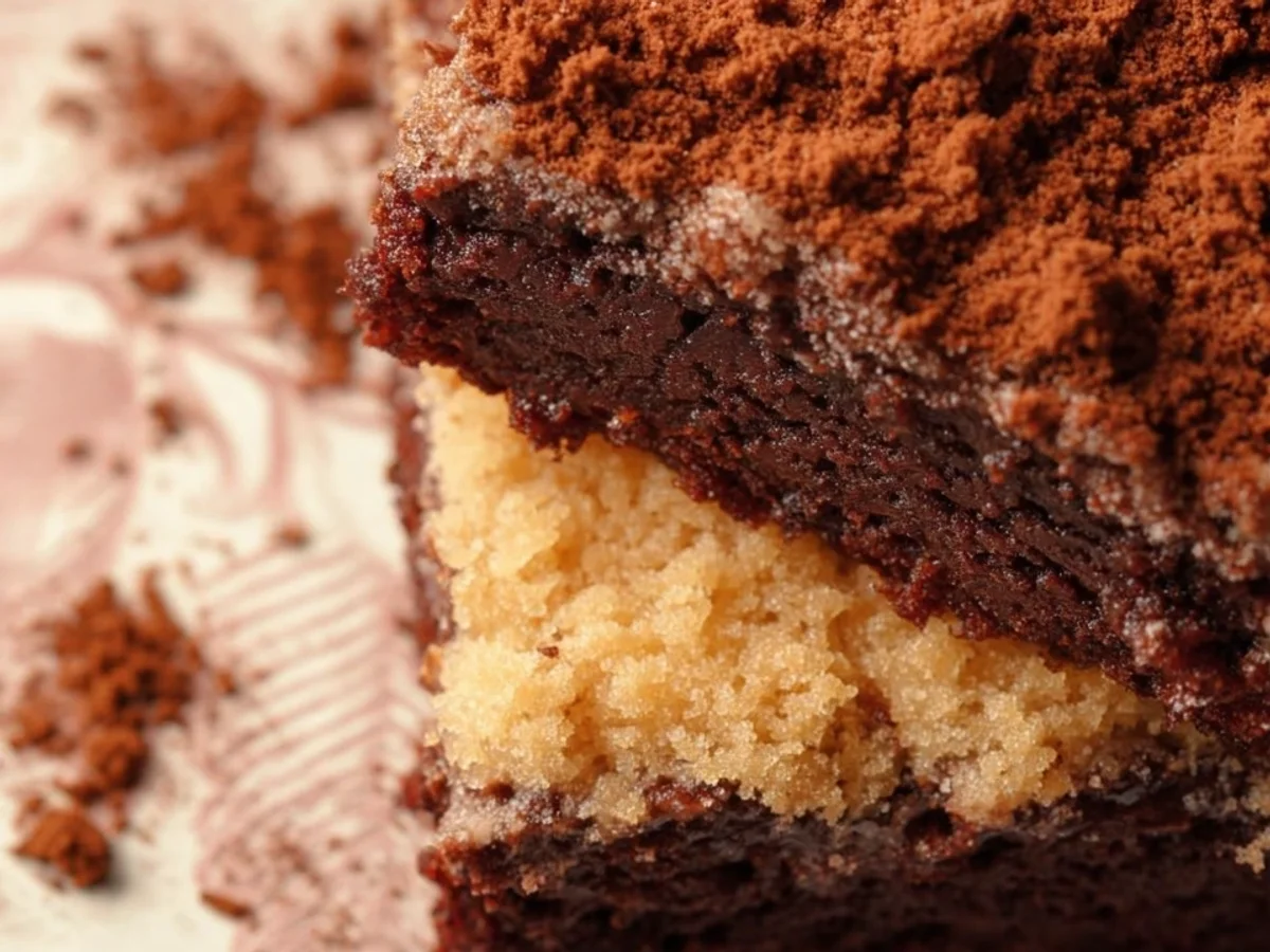 Schneller Schoko Streuselkuchen ohne Hefe vom Blech - Beitragsbild