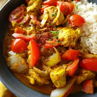 Schnelles Indisches Hähnchen Curry Rezept