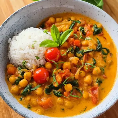 Schnelles Kichererbsencurry Mein herzhaftes Seelenfutter