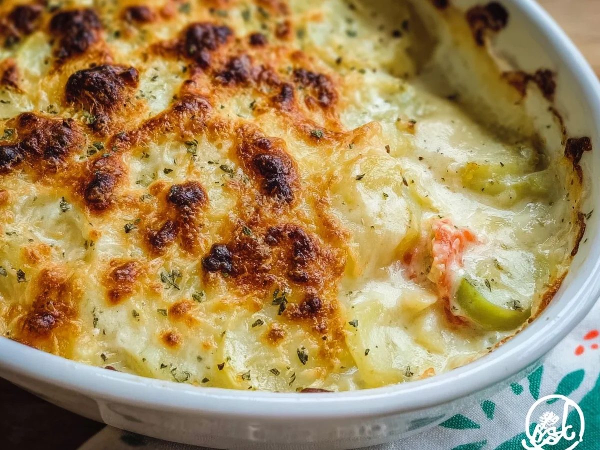 Schnelles Low-Carb Kohlrabi-Möhren-Gratin - Beitragsbild