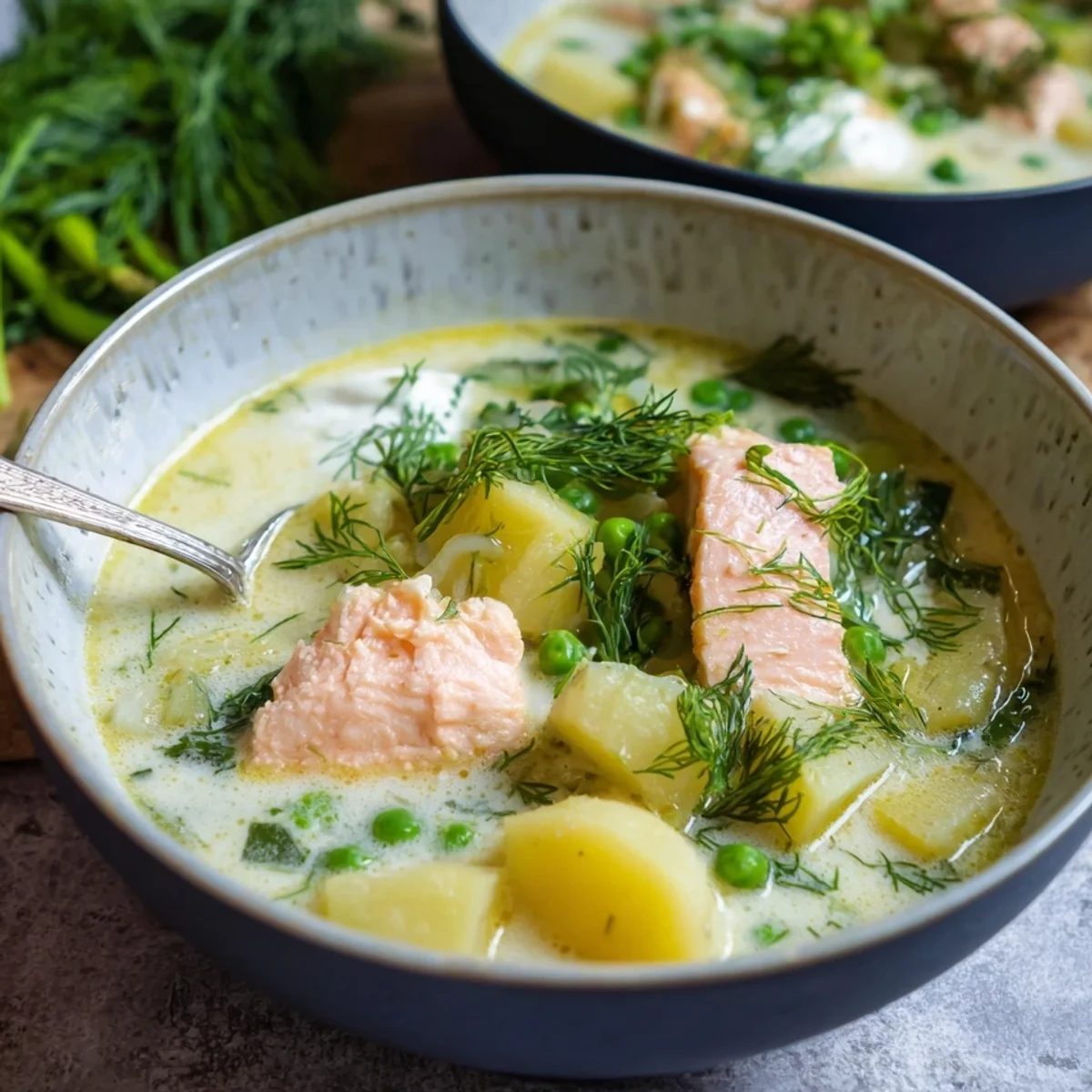 Schwedische Lachs-Sommersuppe: Leicht & Frisch