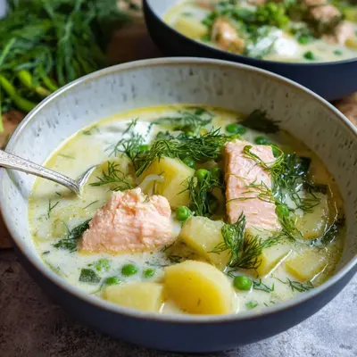 Schwedische Lachs-Sommersuppe: Leicht & Frisch