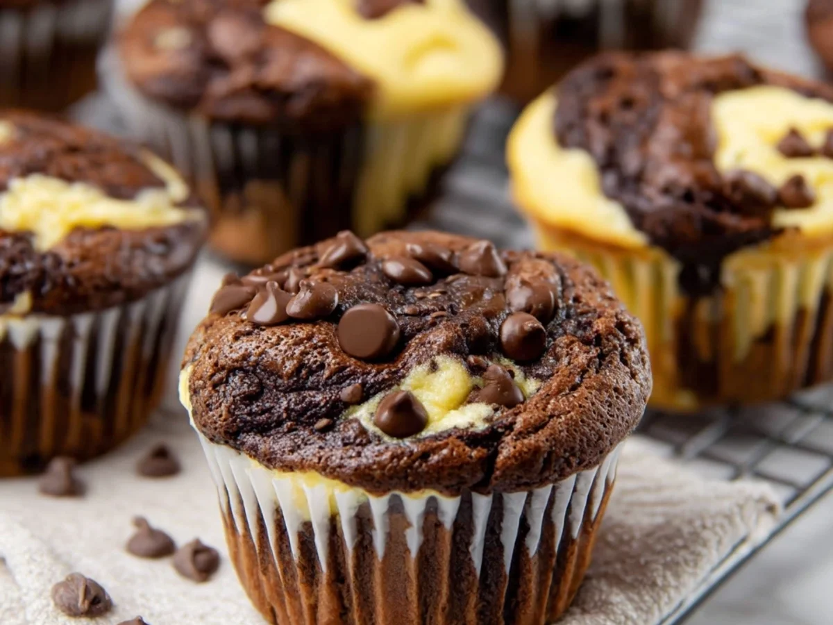 Starbucks Double Chocolate Cheesecake Muffins Rezept - Beitragsbild