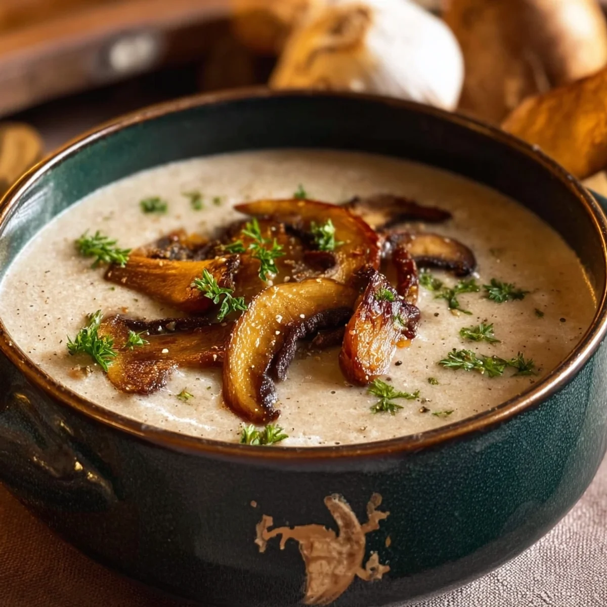Steinpilzsuppe: Samtige Creme mit frischen Pilzen