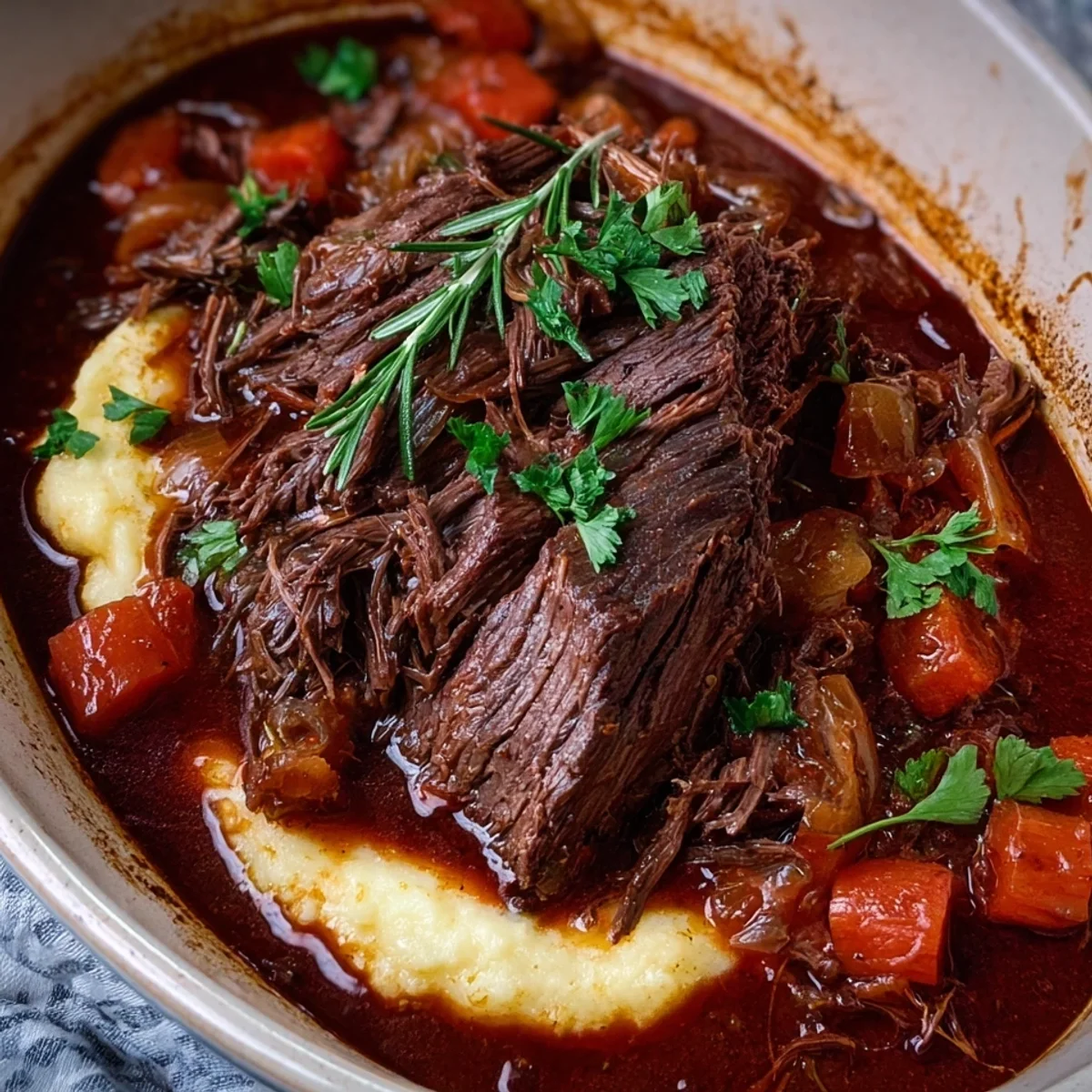 Stracotto di Manzo: Zarter italienischer Rinderbraten