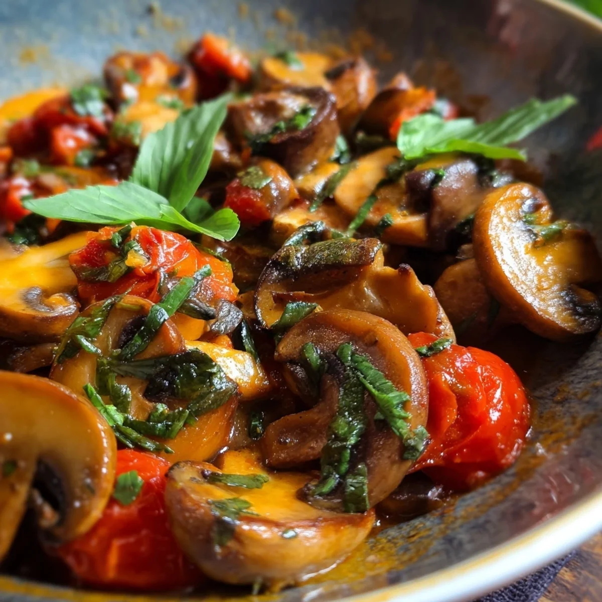 Toskanische Champignonpfanne: Schnell & Lecker zubereitet