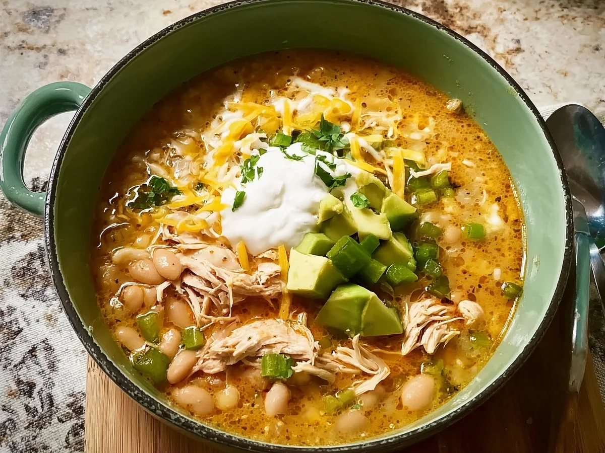Weißes Chili mit Grillhähnchen: Schnell & einfach - Beitragsbild